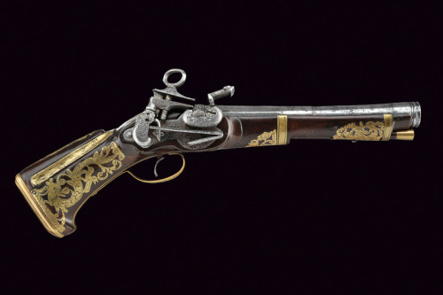 peashooter85: Ornate miquelet pistol originating from Mexico, late 18th century.