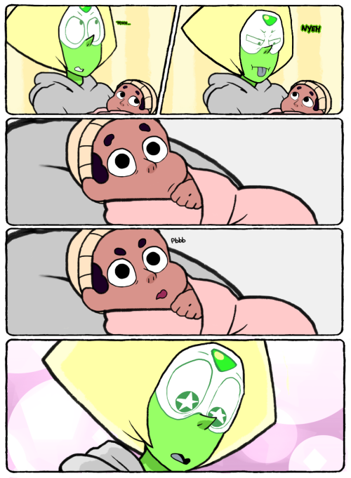 pacaprincessholly:  black-umbrellas:  crystalwitches:   aunt peridot meets a baby  (ft the crystal grandmas and president  maheswaran’s family portrait)    SO DOWN FOR THIS  Peridot has met her human counterpart; a baby.   ; u; <3 <3 <3 <3