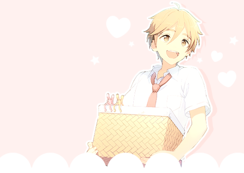 kenmai:Happy Birthday to my favourite cinnamon roll, Tomoya Mashiro! (29.03) 