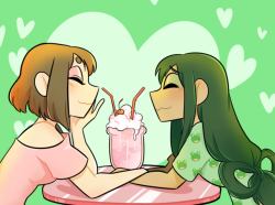 aureopeach:  fellas, is it gay to go on a milkshake date with your best friend and hold hands lovingly the whole time?