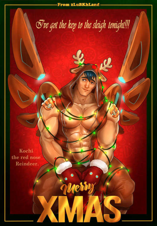 2lubkhland:  [2LuBXMasLand] Merry XMas everybody! Introducing my second OC, Val! Ya’