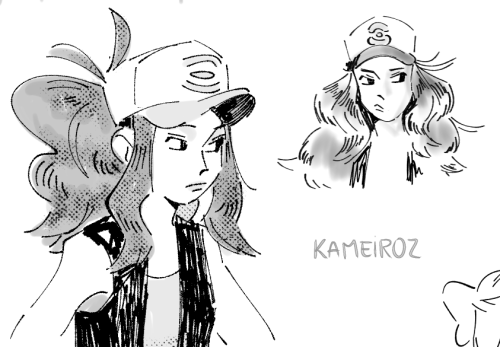 playing pkmn black&amp;white for the first time im obsessed with hilda&rsquo;s design!!!!!!!