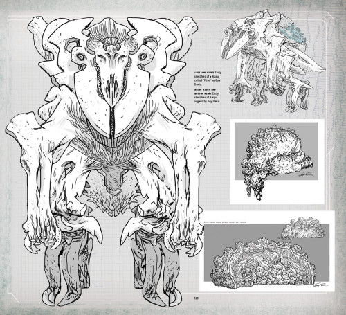 laminatedduck:  charactermodel:  Kaiju and Concepts [ Pacific Rim ] via IO9  Woahohhh look at dem Kaiju. 