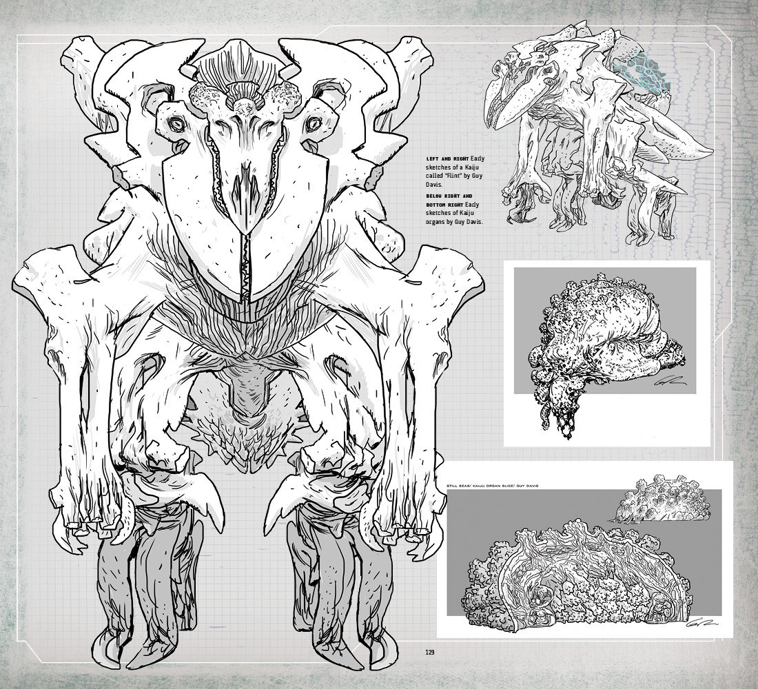 kristaferanka:  2chainzinsidevoice:  conquerorwurm: Guy Davis - Kaiju Concept Art