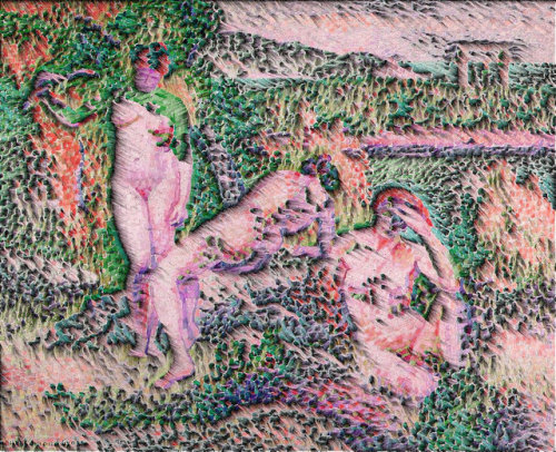 Matteo Mauro (Italian, b. Sicily, Italy, based London, England) - The Nymphs Henri Edmond Cross, Dig