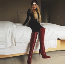 upperclassgoddess:  Come here  My boots cost