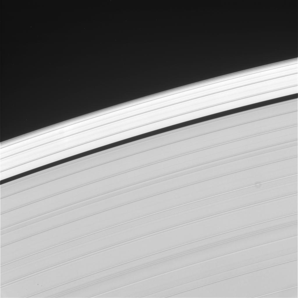 humanoidhistory:  The rings of Saturn, observed by Cassini space probe, April 2016.