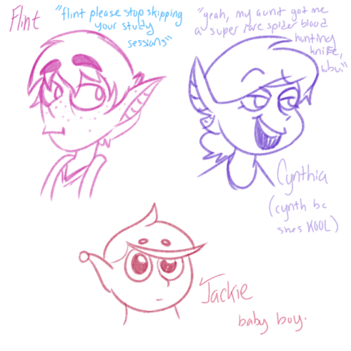 recently bought clip studio so ive been learning it via quick doodles  smug bitch at the bottom belo