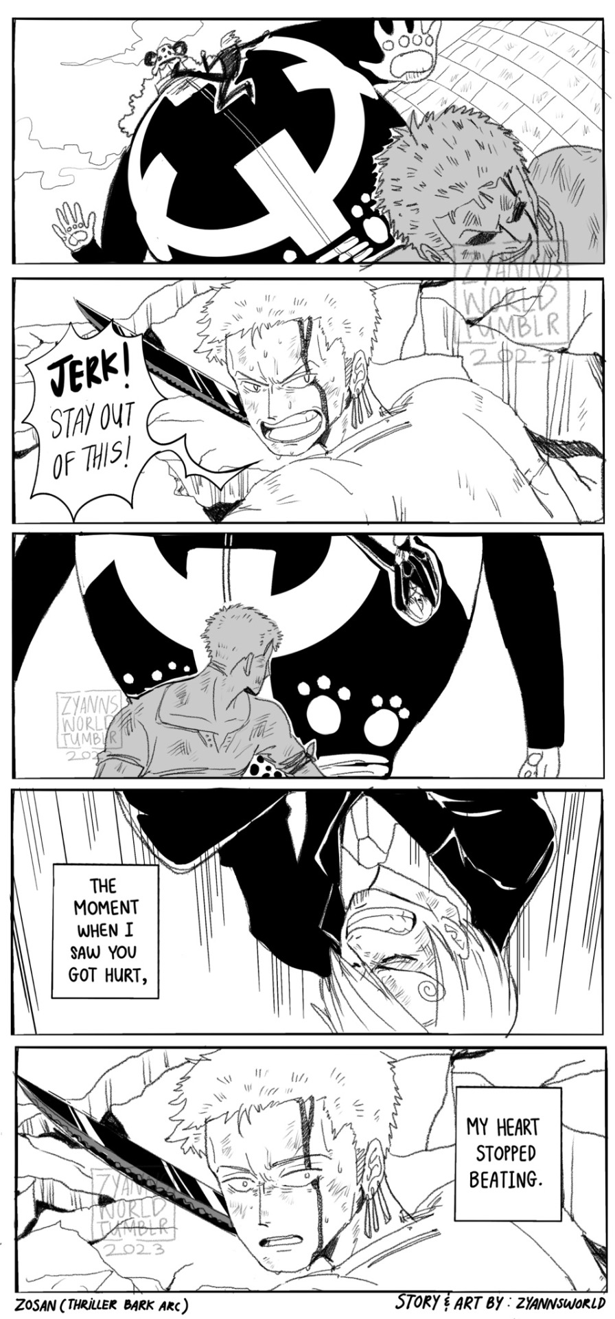 Consumed by Star Wars Feelings — Short manga strip of Zosan (Zoro's  version) during...