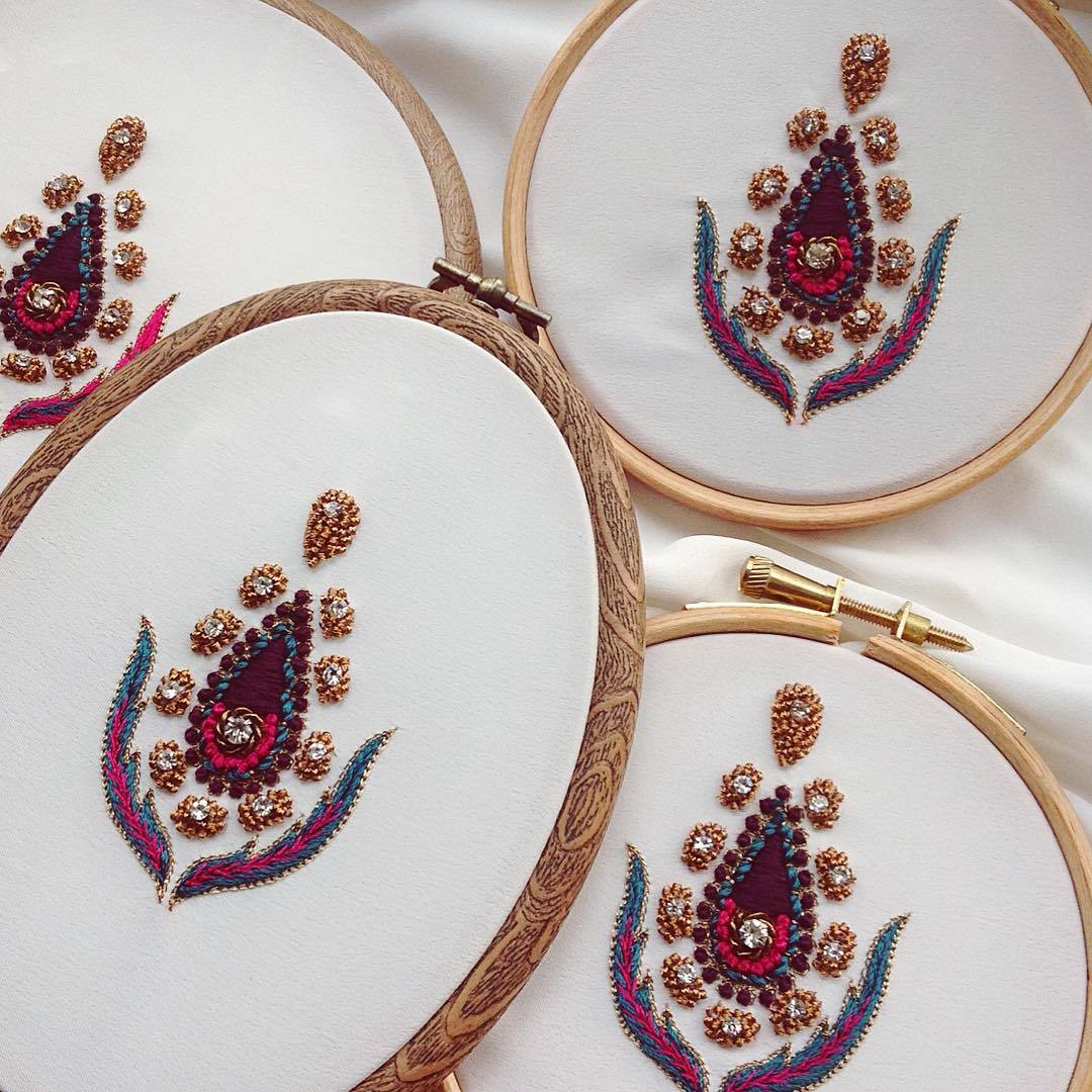 culturenlifestyle:  Ornate Embroidery by Humayrah Bint Altaf Bedford, England-based