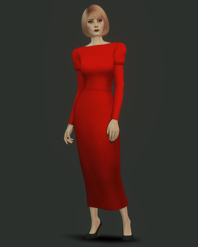 Dress Madeline New Mesh Ea Mesh Edit 2 Dresses Tumbex