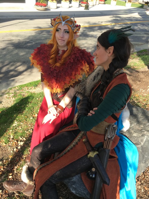 asheface:4th post, with photos sandwiched between the ladies of Vox Machina KILLING IT!!! We’ve also