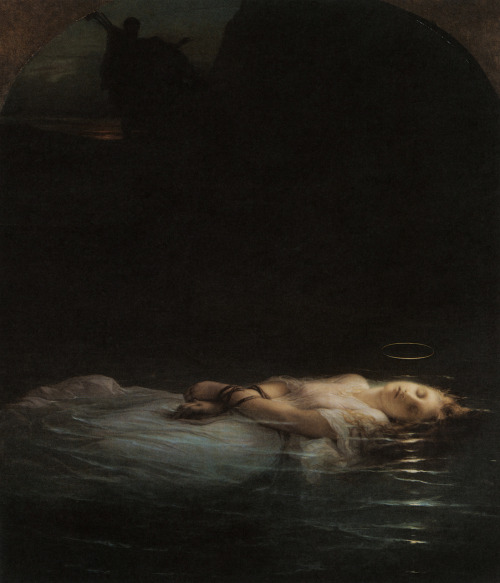 La Jeune Martyre (The Young Martyr) by Paul Delaroche, 1855. Featured in Rino Stefano Tagliafierro’s