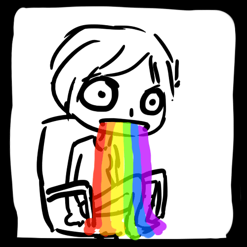 zeekayart:  rainbows &lt;3