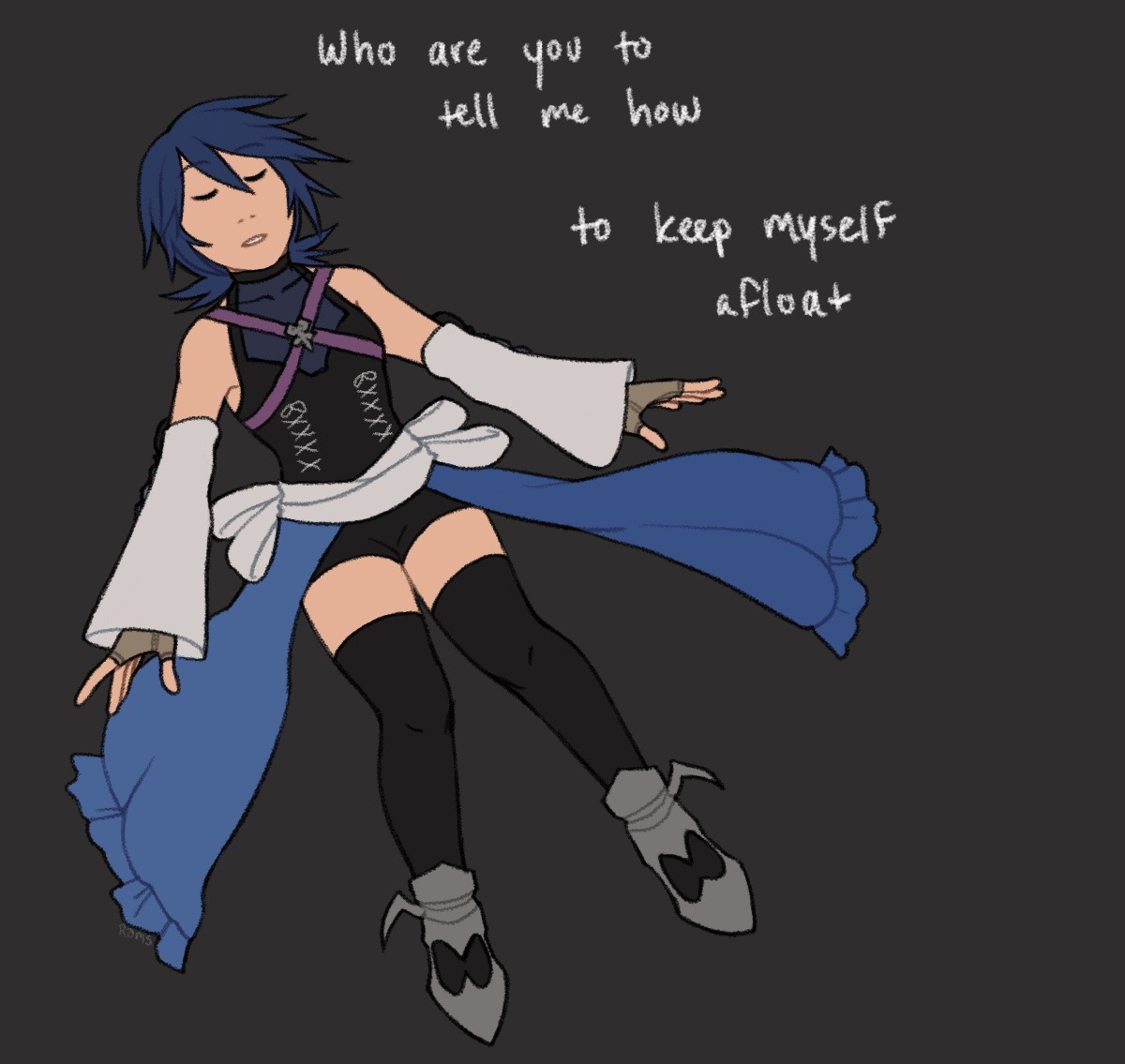 ramflega:  there is no other way, never run fartake a good swing at me and everything