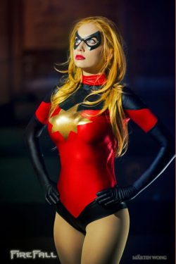 cosplayandgeekstuff:    Crystal Graziano - Precious Cosplay (USA) as   Moonstone/Ms. Marvel  Photos I and II by: Martin Wong Photo III by:   Charlee Chayatanan 