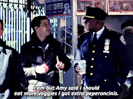 elisebaunam:#amy santiago taking care of jake peralta 
