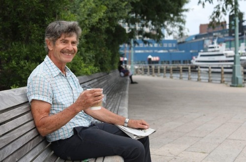 humansofnewyork:“I love walking around the city.I catch the Metro North train at 11:40 every morning