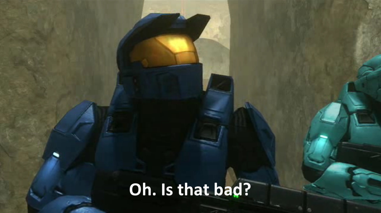 agentlooziana:the most incredible scene in all of red vs blue tbh