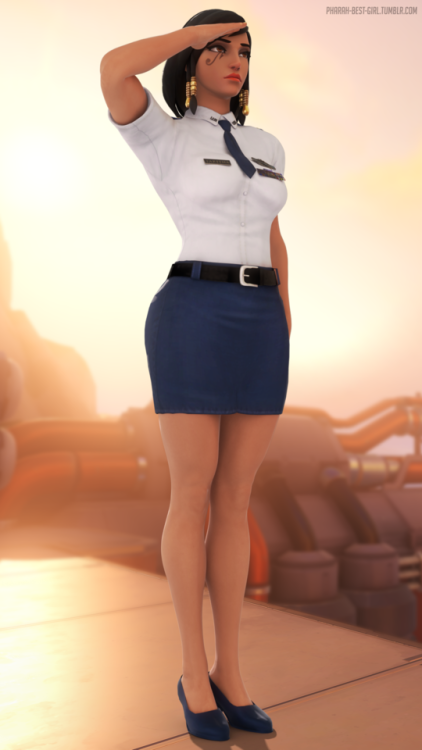 Sex Pharah in uniformSomebody requested this pictures