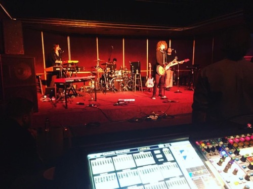 <p>We rocked that showcase! PS that’s Mike from incubus on the right of the photo :) #techlife #LA #midaspro2 #soundgirl #foh (at SIR Rehearsal Studios)</p>