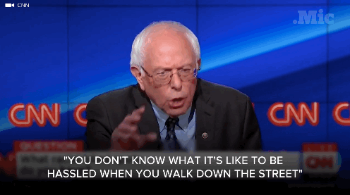 micdotcom:  When asked about racism and the criminal justice system at the Democratic debate Sunday night, Bernie Sanders gave the above answer. But not everyone was on board with his “ghetto” comment.
