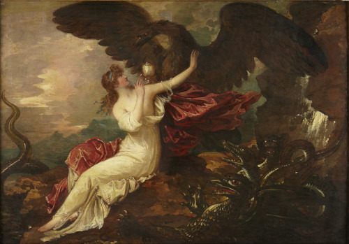 An Eagle Bringing a Cup to Psyche, Benjamin West, 1802 (?)