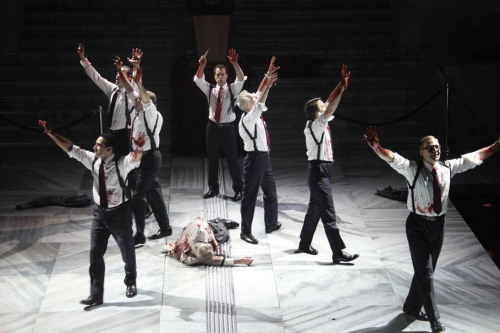 everythingscenic:Julius Caesar. Alexander Dodge.Chicago Shakespeare Theatre.