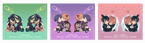 finally put back on preorder the charms I was out of stock of for a while now and also added a few new charm designs! 💖  ✨ shop here!  ✨  if you’re looking for the stands, a lot of them are sold out ;( but they will be back on preorder later