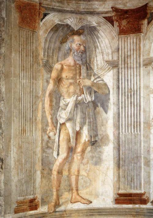 St. Jerome, 1471, Domenico GhirlandaioMedium: fresco