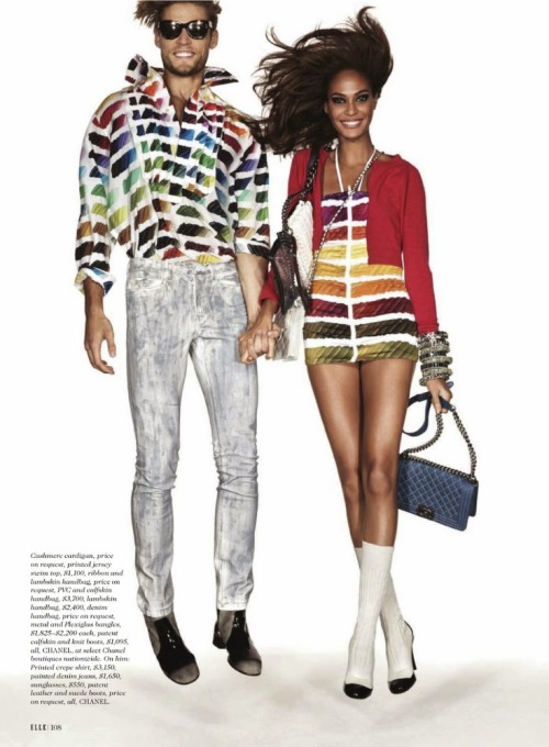 blackfashion:  Joan Smalls photographed by Michael Thompson for Elle US January 2014