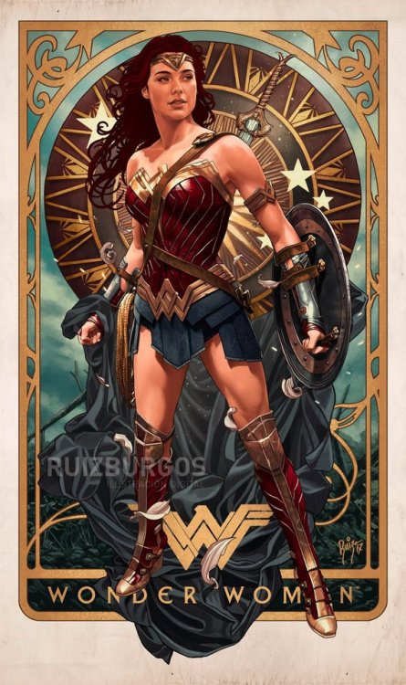 thepostermovement:Wonder Woman by Ruiz Burgos