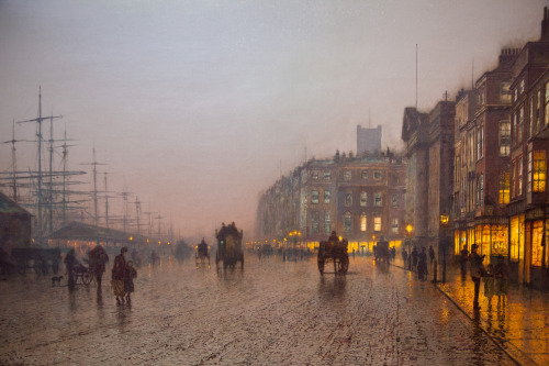 mydarkenedeyes:  John Atkinson Grimshaw (1836-1893) was a Victorian-era painter, notable for his moonlit scenes and landscapes.