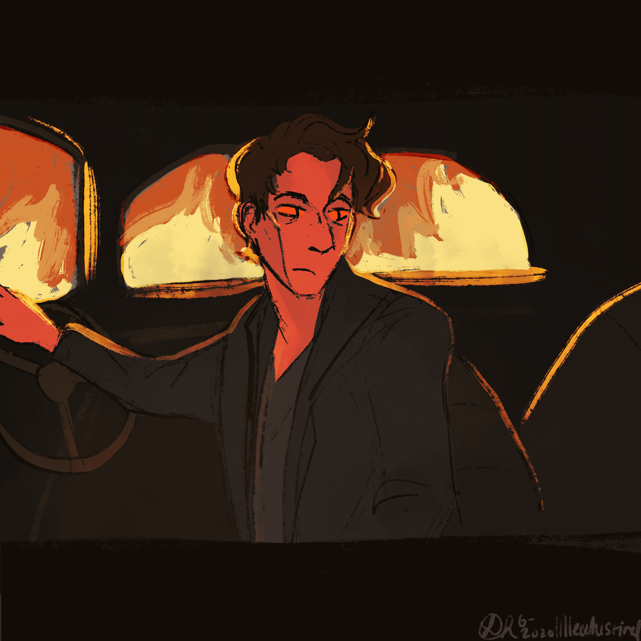 glassiskies:young man your CAR is on FIRE and you’re still SITTING IN IT and frankly