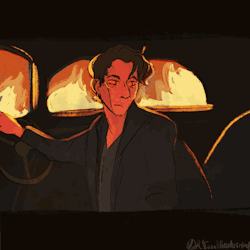 glassiskies:young man your CAR is on FIRE and you’re still SITTING IN IT and frankly it’s in no fit condition to drive!!!