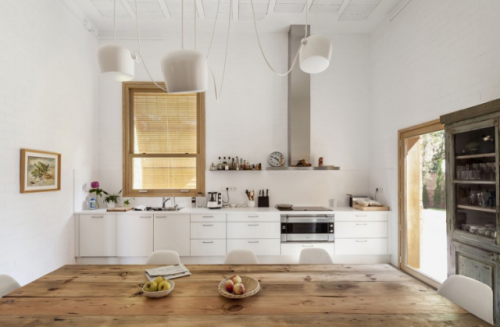 cjwho:  House 1101 by H Arquitectes | via In 2013, architects working at the Spanish agency H Arquitectes has built this family house located in Sant Cugat del Vallès, in Barcelona. The design works on matters, mixing concrete, red brick, old wood with