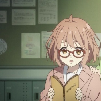 anime icons on X: mirai kuriyama (kyoukai no kanata / beyond the