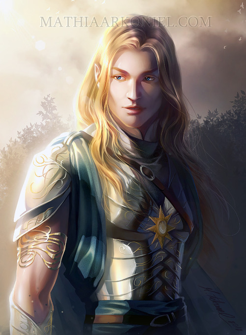 ea-solinas: commission: Glorfindel by MathiaArkoniel