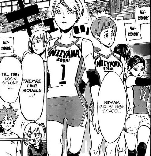 sparsilee:completely 100% straight karasuno manager, 1st year yachi hitoka