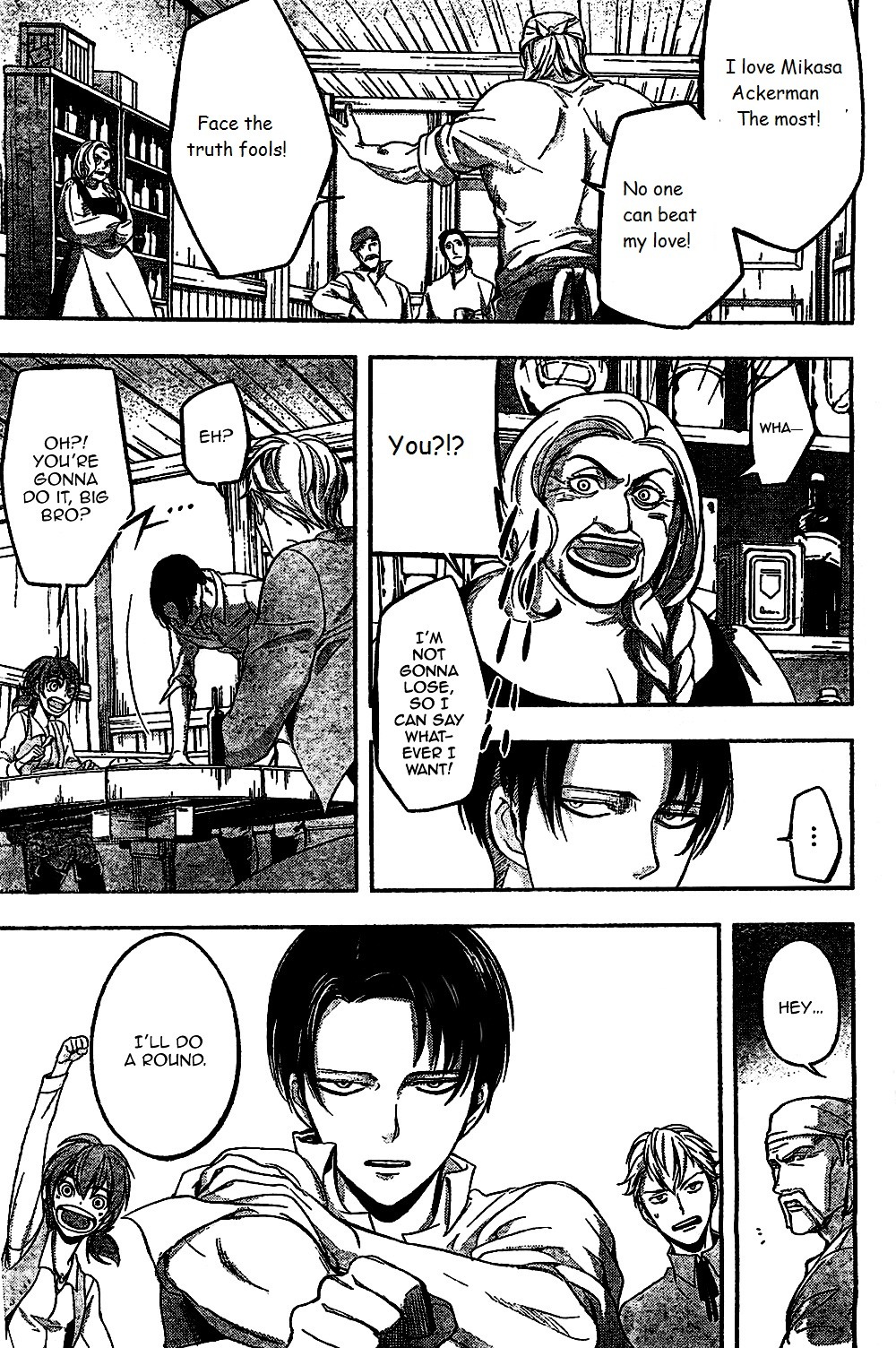 ask-rivaillleheichou:  What really happened…. Levi on his way to steal your girl. 