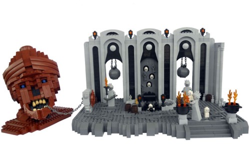 chromathegreat:  attackon-titan: The nine circles of hell from Dante’s Inferno recreated in Lego by Mihai Mihu I. LIMBO: A place of monotony, here the souls are punished to wander in restless existence while they moan helplessly in echoes between the