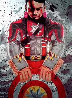 nd-ndn:  Captain Native America by Chad BrownEagle.