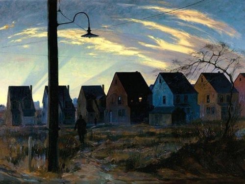 Dawn, Sandy Hook, Connecticut, c.1933 Martin Lewis.