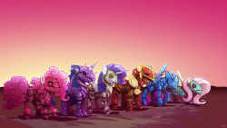 Battle Ponies by ~cmaggot This is both badass