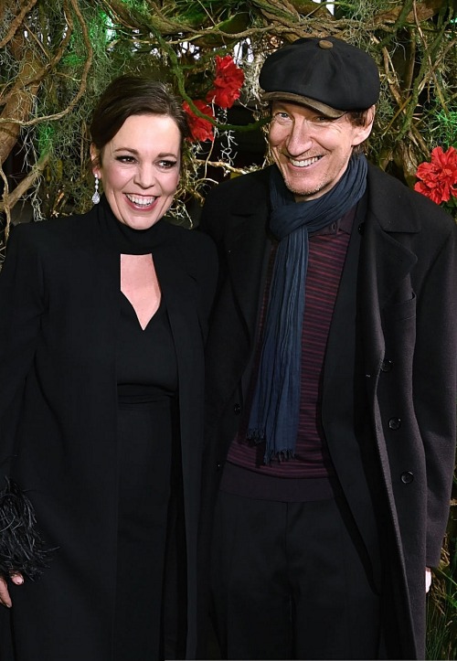 Olivia Colman and David Thewlis attend the &ldquo;Landscapers&rdquo; UK Premiere at Queen El