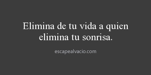 Escape al vací­o