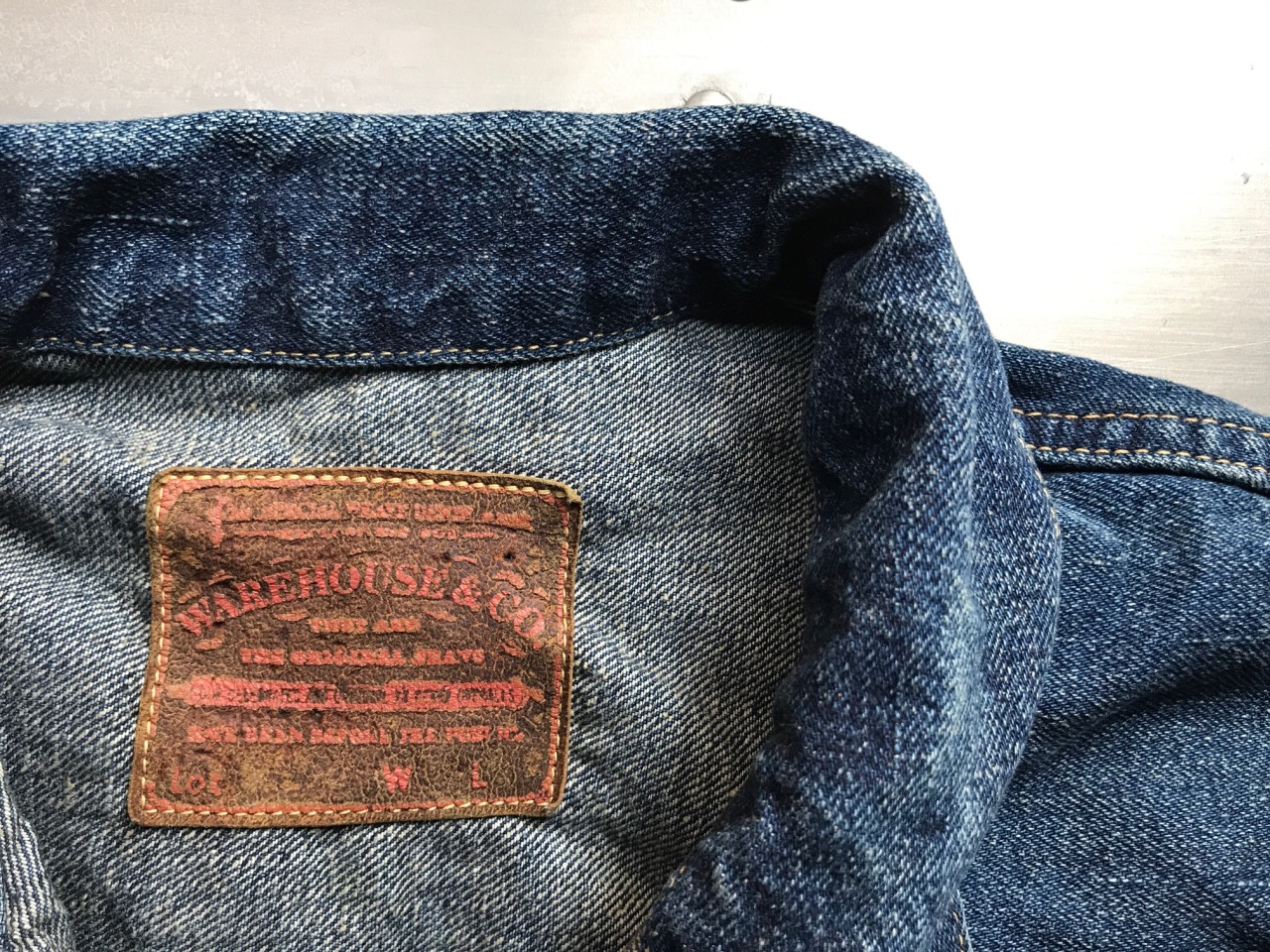 2ND-HAND 2001(T BACK STYLE) DENIM JACKET(USED WASH 濃