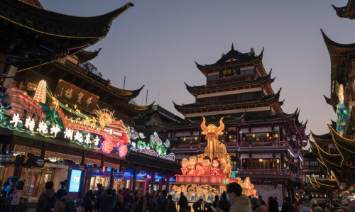 fuckyeahchinesegarden:yuyuan豫园, shanghai, lantern festival by 听雨亲风happy lantern festival
