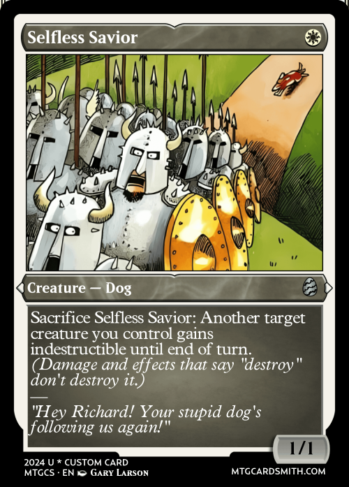 If You Weren't Aware, The MTG Circlejerk Subreddit Has Been Making Fake Far Side Secret Lairs And It's