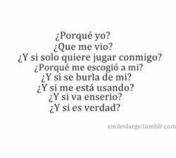 ¿Porque yo? 